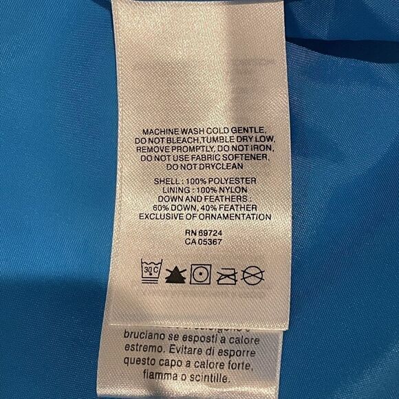 Columbia Baby Snuggly Bunny Bunting Down Hooded Snowsuit 6 Months New - Picture 8 of 10